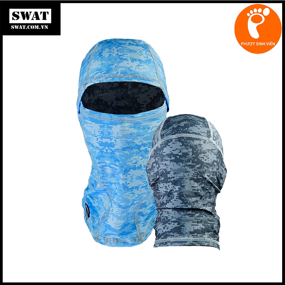 Khăn Trùm Đầu Ninja Đi Phượt Swat 3in1 Camo Mẫu Mới Cao Cấp Chống Nắng, Chống Bụi Hiệu Quả - NHIỀU MÀU