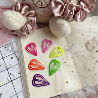 Set 6 kẹp tóc màu sắc