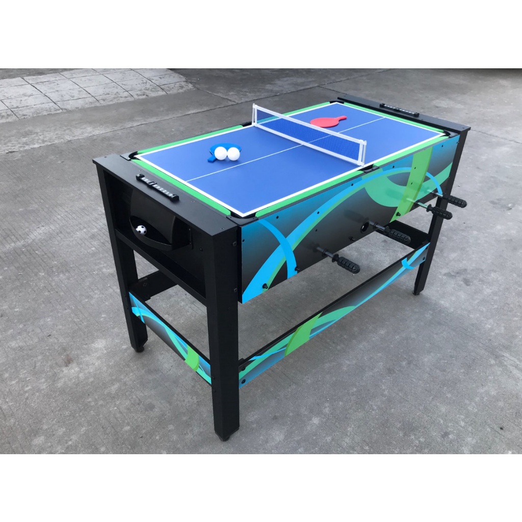 Bàn Bi Lắc Cỡ Lớn 4 Trong 1 Bida, Bóng Bàn, Khúc Côn Cầu,Đầy Đủ Phụ Kiện,Bi A, Air Hockey Mini Gia Đình Văn Phòng Hanana