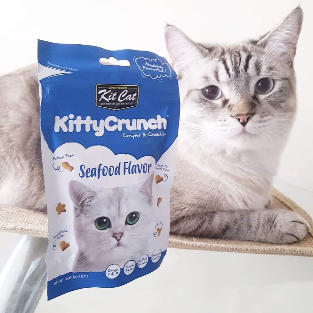 Snack Cho Mèo Kitcat Kitty Crunch 60g - DATE 18.06.2022