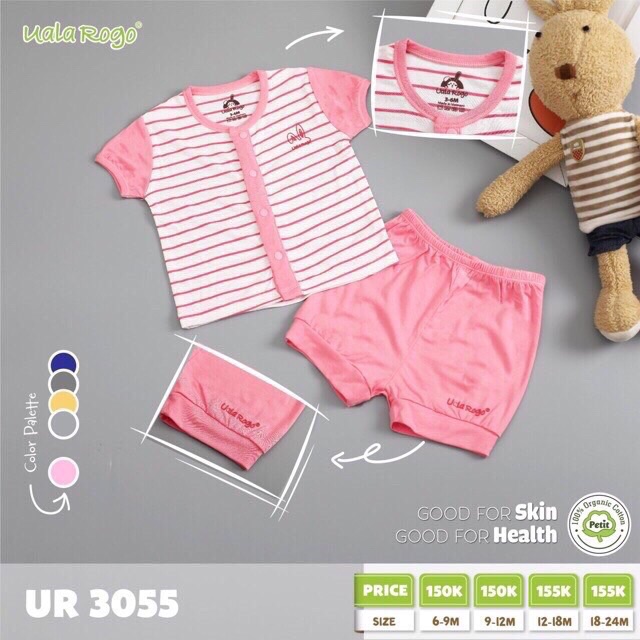 Bộ uala rogo cài giữa pettit sz 12-18