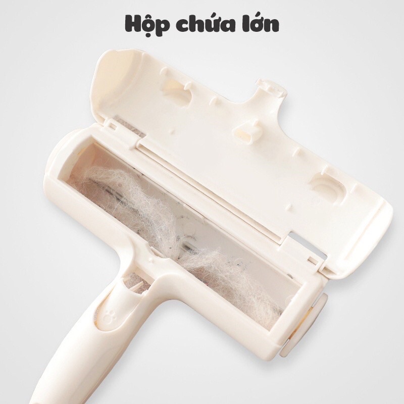 Lăn lông tĩnh điện giúp lấy lông, bụi bẩn khỏi quần áo chăn đệm