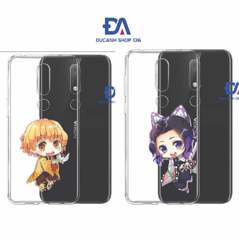 Ốp silicon in hình Anime cute Nokia 5.1 plus / Nokia 6.1 plus / Nokia 8.1 plus /X5/X6/X7