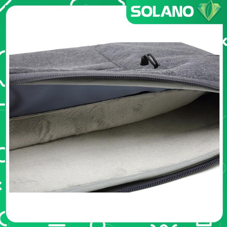 Túi chống sốc laptop SOLANO chống shock laptop, macbook nhiều ngăn chống nước lót đệm dày dặn TA-001048
