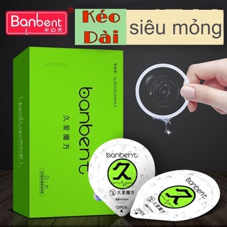 Bao cao su banbent siêu mỏng 001 nhiều gel hương vani bcs kéo dài thời - ảnh sản phẩm 4