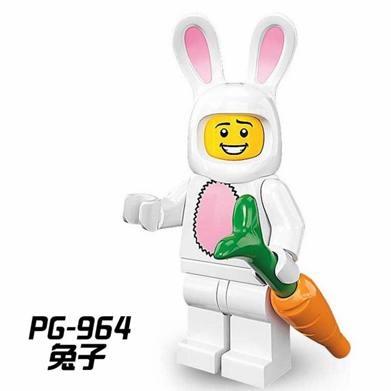 Đồ chơi xếp hình nhân vật nhiều kiểu dáng cho bé