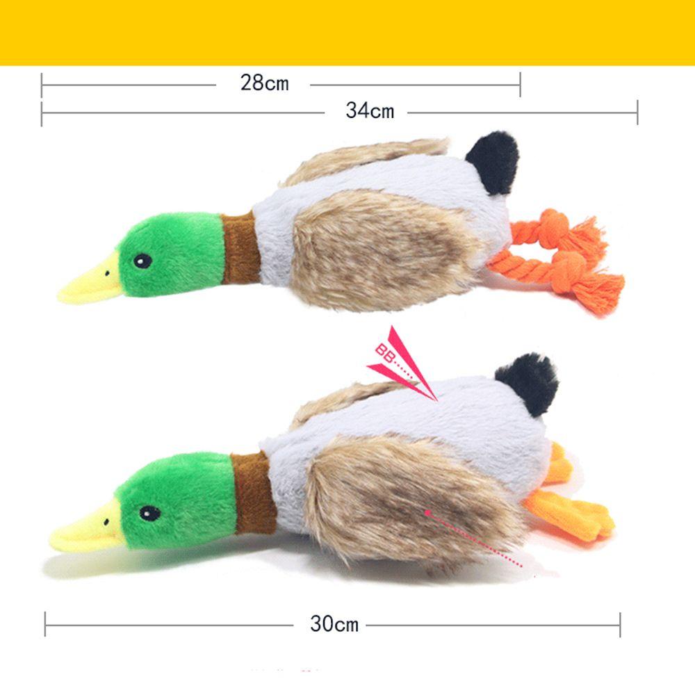 LAYOR1 Đồ Chơi Vịt Nhồi Bông Dễ Thương Kèm Dây Thừng Nhai Gặm Cho Thú Cưng LAYOR1