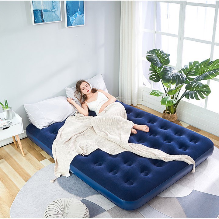 Nệm Hơi Đệm Hơi Cao Cấp Tặng 1 Bơm điện 203*152*22CM