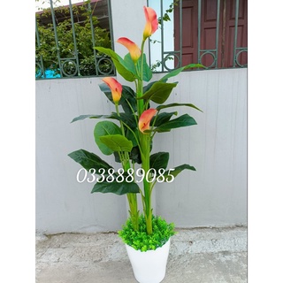 Cây giả- Cây hoa Rum (ZUM) 1,5m siêu đẹp