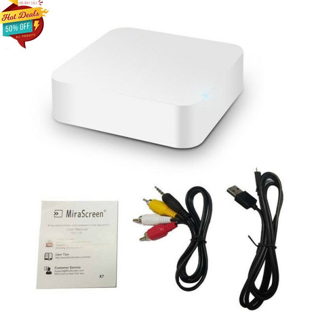 Bộ chuyển đổi phản chiếu màn hình xe hơi qua wifi cho Airplay DLNA Android iOS