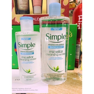 Nước tẩy trang Simple Kind to Skin Micellar Cleansing Water cho da khô