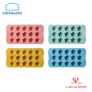 Khay đá, khuôn làm thạch, khuôn Chocolate Silicon Lock&Lock CKT220 hình sao - Larva Store