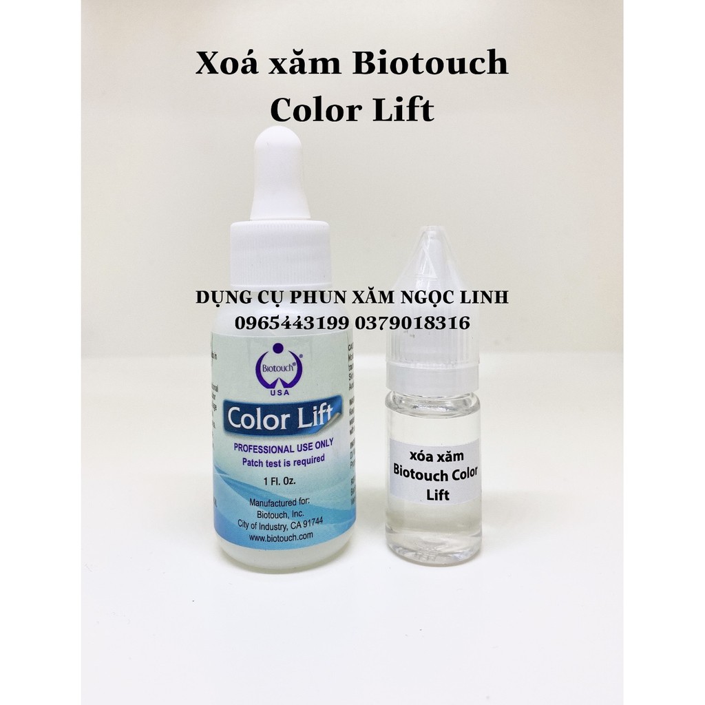 Xóa Xăm Biotouch Color Lift Chính Hãng