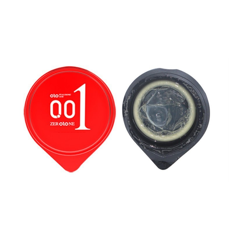 Hộp 10c Bao Cao Su OLO ZERO ONE 001 - Siêu Mỏng, Hương Vani