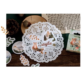 Bộ 46 Sticker Con Vật Hàn Quốc dán trang trí E48