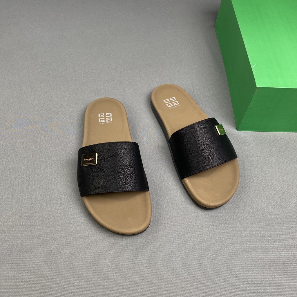 F03 SIZE 44  Dép Nam Quai Ngang-Dép Sandal Nam Cao Cấp Kiểu Dáng Mới,Màu Vàng Quai Da Bò Cao Cấp Đế Cao Su