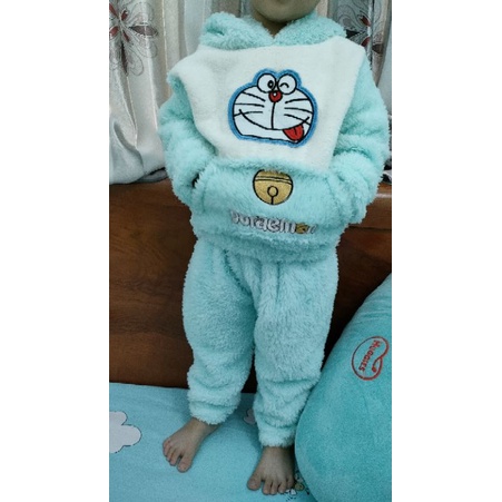 Bộ nỉ lông doremon