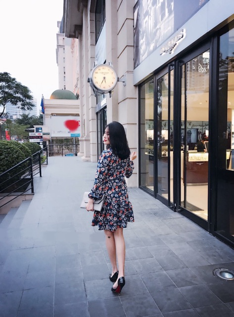 Đầm Suông Hoa Đuôi Cá