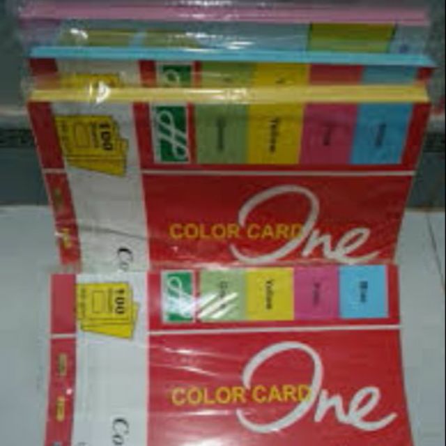 100 tờ giấy bìa màu A4 One/ DL160gsm
