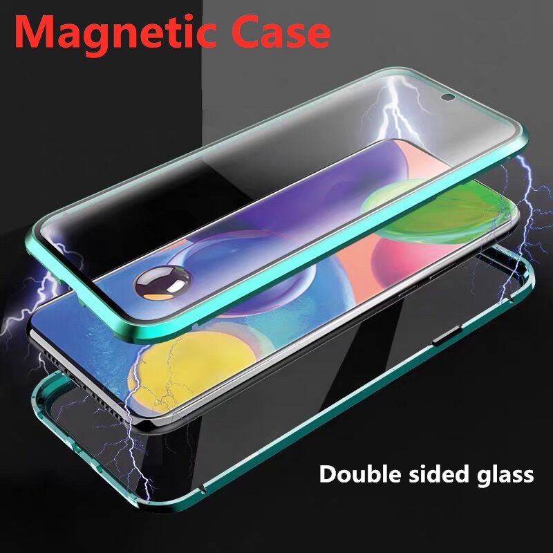 Huawei P20 Pro P30 P30 Pro P40 Pro Mate 20 Pro Mate 30 Pro Metal Magnetic Double-sides Glass Case Huawei