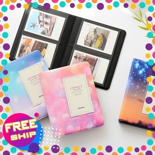FreeShip [GIÁ CỰC RẺ] Album Ảnh Mini, Ảnh 6*9 Đựng 65 Ảnh 6X9 Hoạ Tiết Bầu Trời