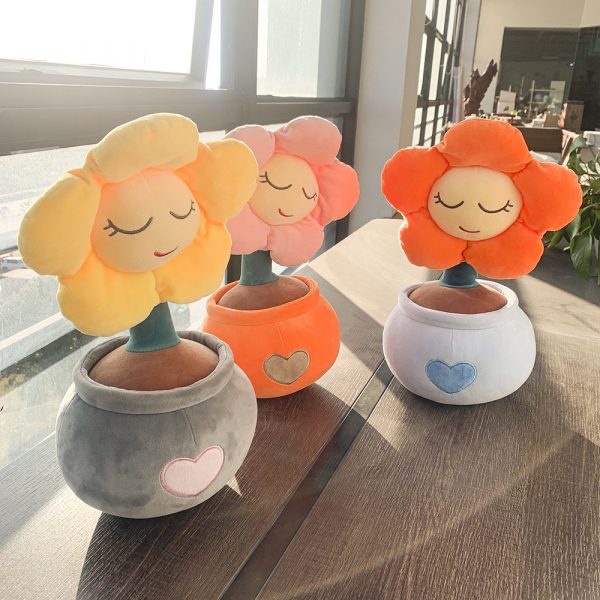 Gấu bông hình bông hoa hướng dương