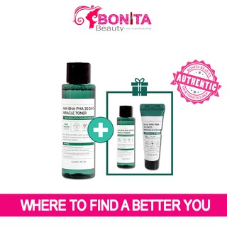 1 TẶNG 2 - Nước Cân Bằng Da Some By Mi AHA-BHA-PHA 30 Days Miracle Toner (150ml)