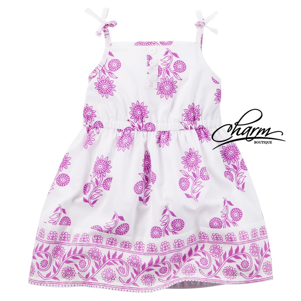 Váy Cho Bé Gái, Đầm Bé Gái Thun CARTER'S Chính Hãng