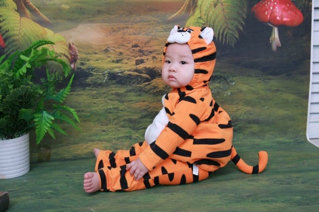 💖set đồ hình con cop cho bé