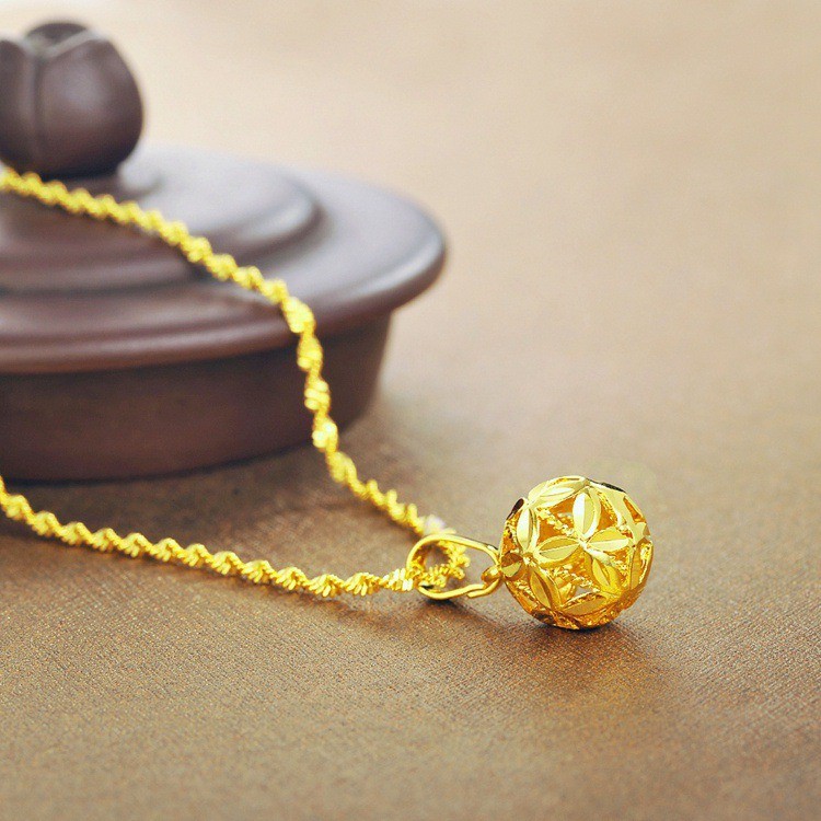 Dây Chuyền Nữ Quả Cầu Đá, Vòng Cổ Nữ Namoo V237 Jewelry