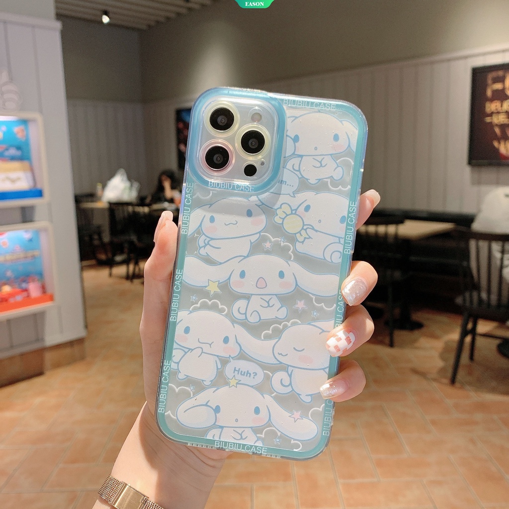 SANRIO Ốp Điện Thoại Trong Suốt In Hình Kuromi Cho iPhone13 13Pro 13Promax 12 12Pro MAX 11 Pro X XS MAX XR 7 8 Plus