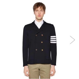 Áo khoác len cổ vest Thom Browne nam