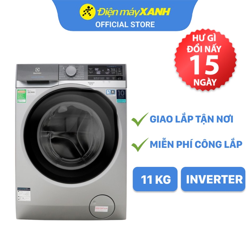 Máy giặt Electrolux cửa trước Inverter 11kg EWF1141SESA - Chính hãng BH 24 tháng - Miễn phí lắp đặt