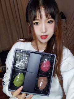 Set mút tán kem nền