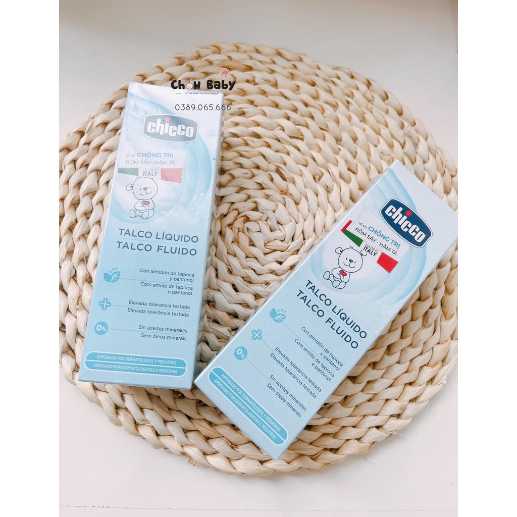 Phấn rôm nước Chicco 0M+ 100ml