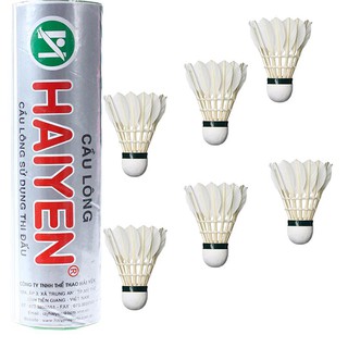 Hộp Cầu Lông Hải Yến Quả Cầu Lông Hải Yến Bạc (1 Hộp / 6 Quả)