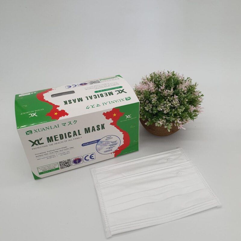 Hộp 50 Cái Khẩu Trang Y Tế 4 Lớp Giấy Kháng Khuẩn Hàng Chuẩn Công Ty | BigBuy360 - bigbuy360.vn