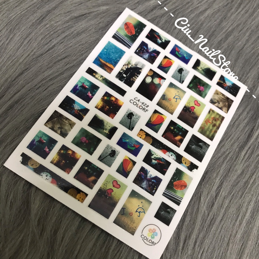 STICKER DÁN MÓNG CHỦ ĐỀ TÌNH YÊU