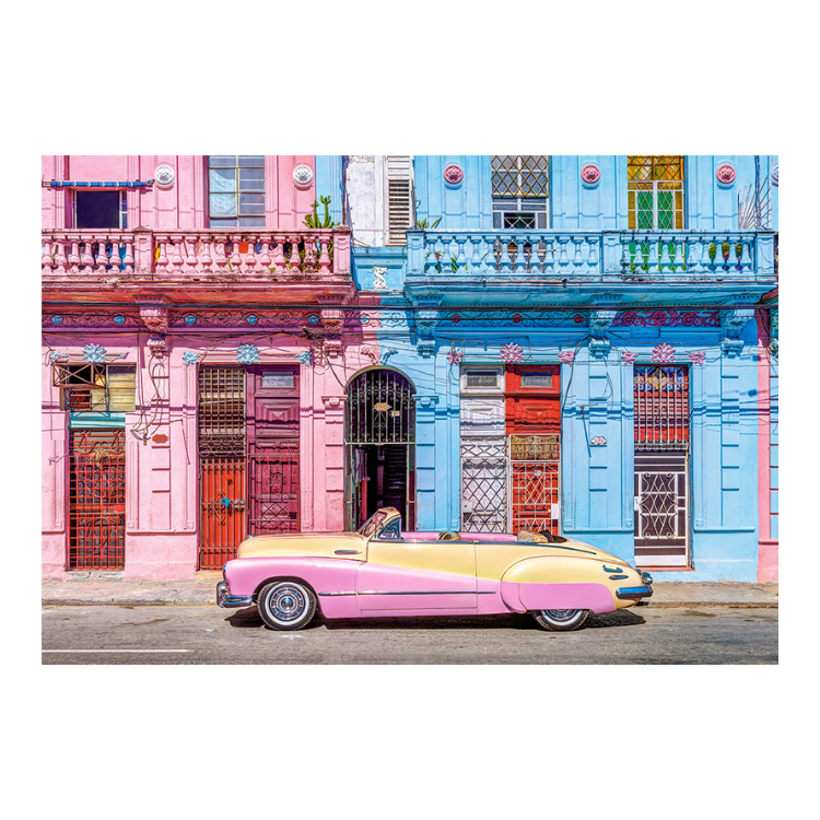 Xếp hình puzzle khu Havana cổ 1000 mảnh CASTORLAND C-104550