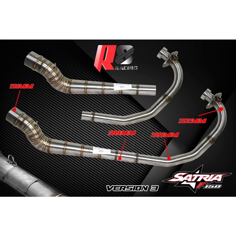 Cổ pô r8  Raider / Satria