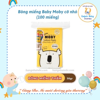 Bông miếng moby baby cỡ nhỏ