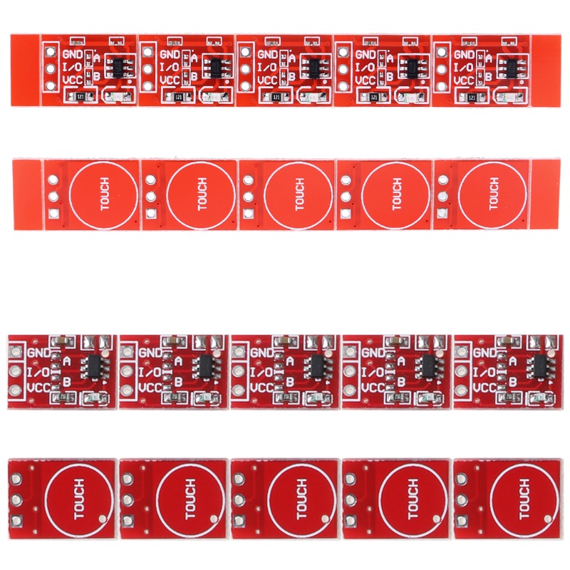 Set 5 Mô Đun Nút Cảm Ứng Tự Khóa Ttp223 2.5-5.5v Mới