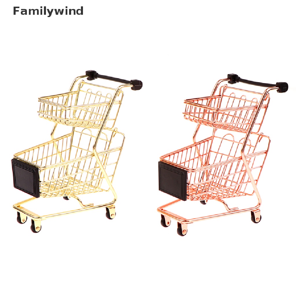 Mô Hình Xe Đẩy Siêu Thị Mini Dễ Thương 1 / 6