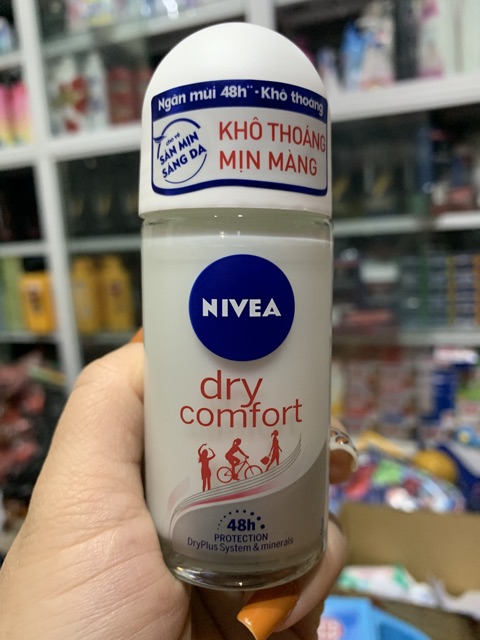 Lăn khử mùi Nivea khô thoáng chai 50ml