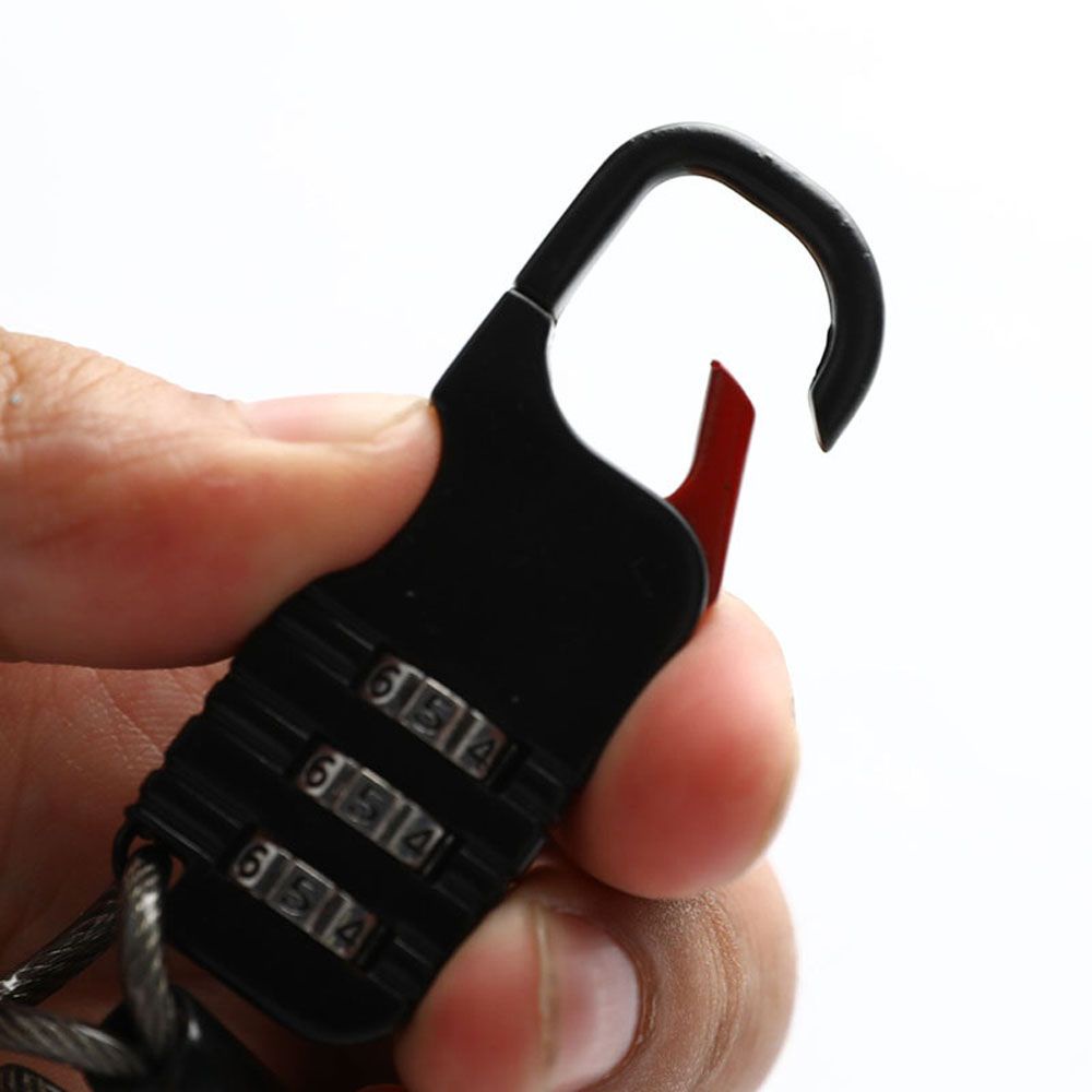 Dây khóa xe đạp mini bằng kim loại chống trộm nhiều màu