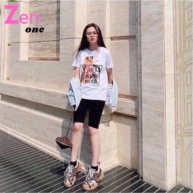 Quần legging lửng nữ nâng mông chất cotton Thái co dãn , legging lửng thể thao | BigBuy360 - bigbuy360.vn