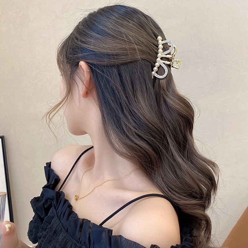 Kẹp Tóc Kim Loại Tinh Tế Thời Trang Hàn Quốc Cho Nữ