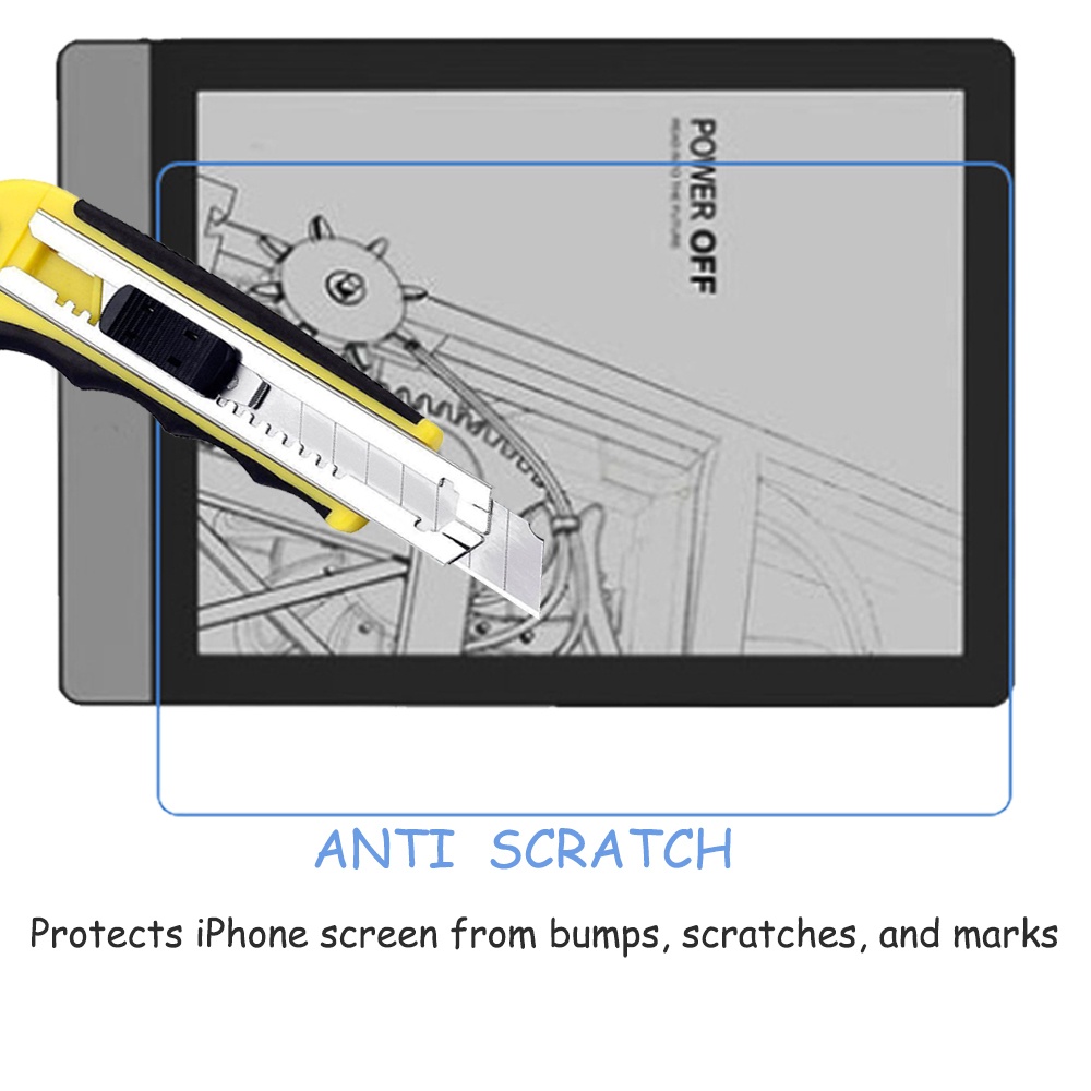 Set 3 Kính Cường Lực Bảo Vệ Màn Hình Máy Tính Bảng Bằng PC HD Chống Nước Cho ONYX BOOX Poke 2 3 4 Poke2 / 3 / 4