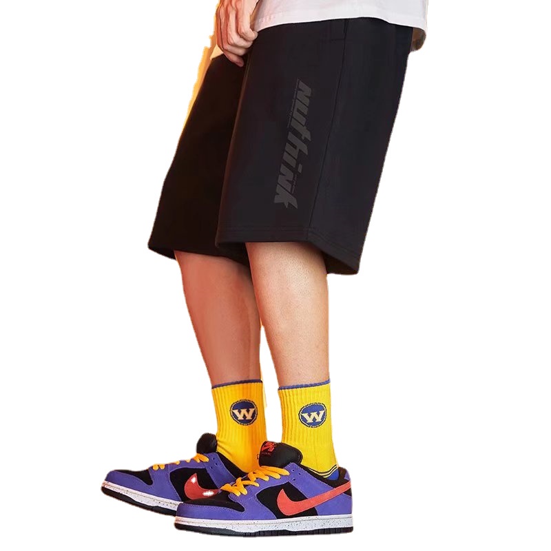 Quần Short Nam In Chữ Phong Cách Hip Hop Năng Động size M-8XL