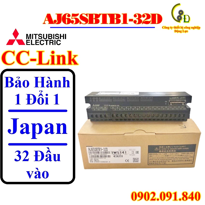 [BH 1 Đổi 1] Module AJ65SBTB1-32D Mitsubishi CC-link input 32-24VDC-7mA-0.2ms ✴️VIP✴️ mô đun liên lạc 32 đầu vào